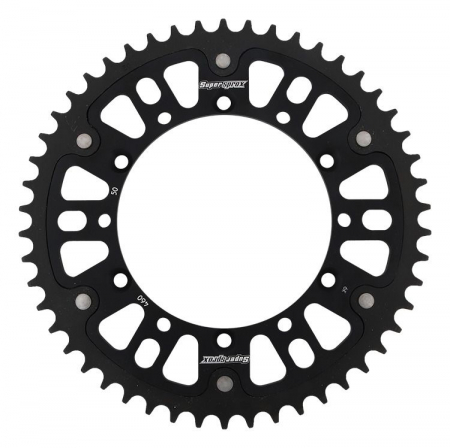 Piese moto - Rear sprocket SUPERSPROX STEALTH RST-460:50-BLK Negru 50T, 520