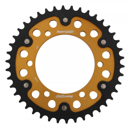 Piese moto - Rear sprocket SUPERSPROX STEALTH RST-479:42-GLD auriu 42T, 530