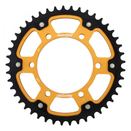 Piese moto - Rear sprocket SUPERSPROX STEALTH RST-479:45-GLD auriu 45T, 530