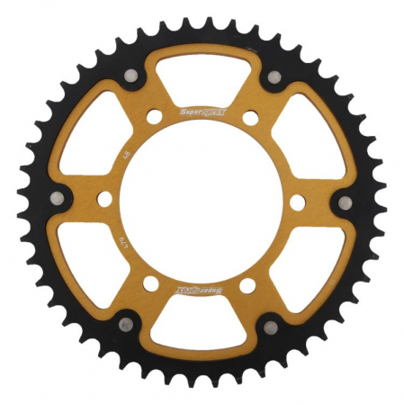 Piese moto - Rear sprocket SUPERSPROX STEALTH RST-479:48-GLD auriu 48T, 530