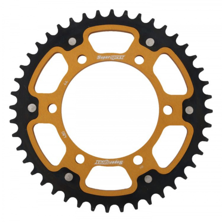 Piese moto - Rear sprocket SUPERSPROX STEALTH RST-480:44-GLD auriu 44T, 525