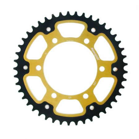 Piese moto - Rear sprocket SUPERSPROX STEALTH RST-480:45-GLD auriu 45T, 525