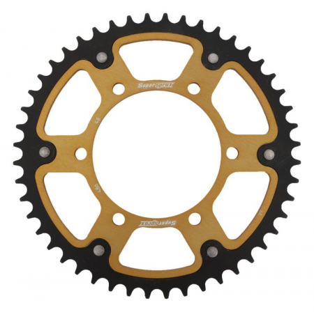 Piese moto - Rear sprocket SUPERSPROX STEALTH RST-486:48-GLD auriu 48T, 520
