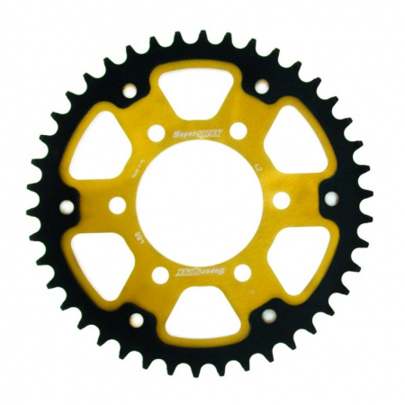 Piese moto - Rear sprocket SUPERSPROX STEALTH RST-488:42-GLD auriu 42T, 530