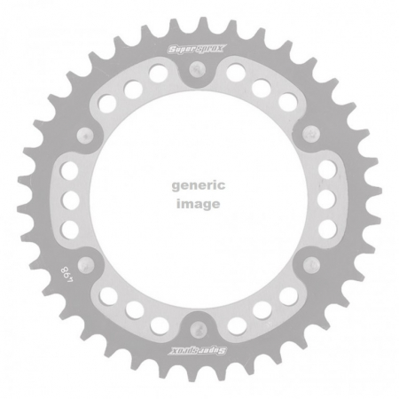 Piese moto - Rear sprocket SUPERSPROX STEALTH RST-498:39-BLK Negru 39T, 525