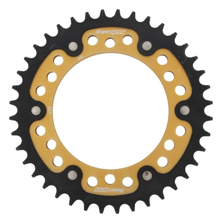 Piese moto - Rear sprocket SUPERSPROX STEALTH RST-499:40-GLD auriu 40T, 530