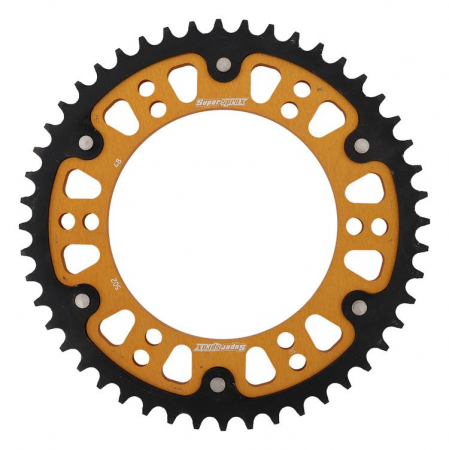 Piese moto - Rear sprocket SUPERSPROX STEALTH RST-502:48-GLD auriu 48T, 530