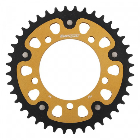 Piese moto - Rear sprocket SUPERSPROX STEALTH RST-702:40-GLD auriu 40T, 525