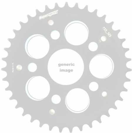 Piese moto - Rear sprocket SUPERSPROX STEALTH RST-733_525:39-SLV argintiu 39T, 525