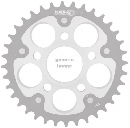 Piese moto - Rear sprocket SUPERSPROX STEALTH RST-736:36-RED Rosu 36T, 520