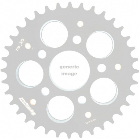 Piese moto - Rear sprocket SUPERSPROX STEALTH RST-736_525:36-RED Rosu 36T, 525