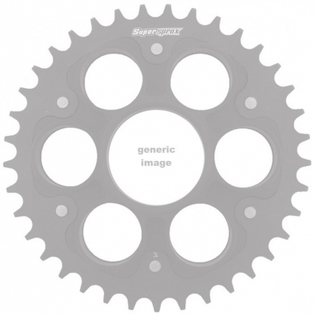 Piese moto - Rear sprocket SUPERSPROX STEALTH RST-737:38-RED Rosu 38T, 520