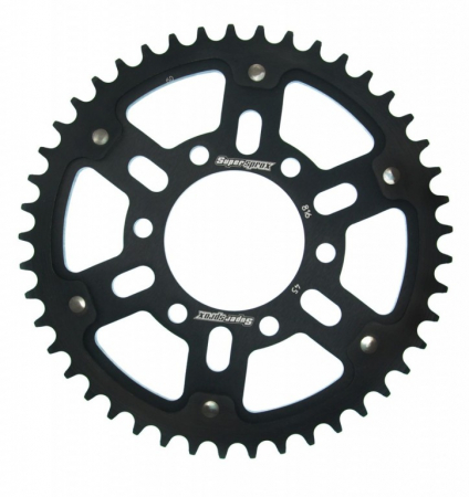 Piese moto - Rear sprocket SUPERSPROX STEALTH RST-816:45-BLK Negru 45T, 530