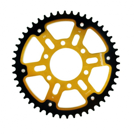 Piese moto - Rear sprocket SUPERSPROX STEALTH RST-816:48-GLD auriu 48T, 530