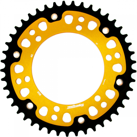Piese moto - Rear sprocket SUPERSPROX STEALTH RST-855:45-GLD auriu 45T, 520