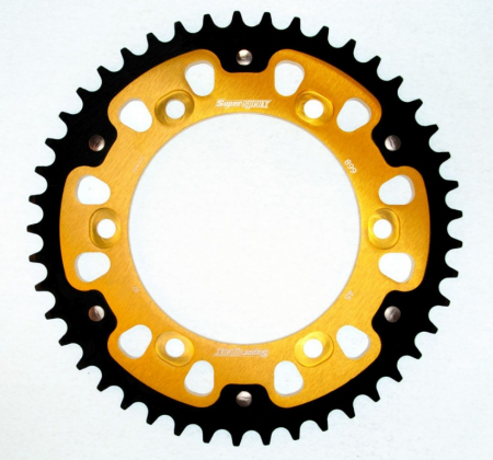 Piese moto - Rear sprocket SUPERSPROX STEALTH RST-899:45-GLD auriu 45T, 525