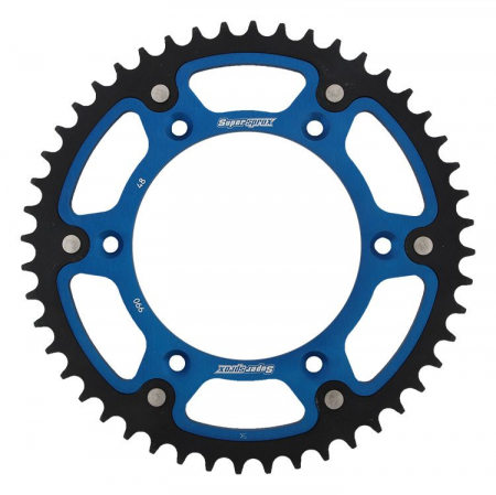 Piese moto - Rear sprocket SUPERSPROX STEALTH RST-990:48-BLU Albastru 48T, 520