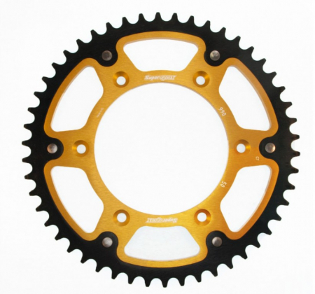 Piese moto - Rear sprocket SUPERSPROX STEALTH RST-990:50-GLD auriu 50T, 520