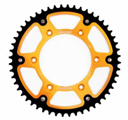 Piese moto - Rear sprocket SUPERSPROX STEALTH RST-990:52-GLD auriu 52T, 520