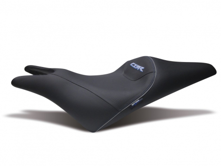 Piese moto - Sa confort SHAD SHH0B6201 negru, cusaturi albastre