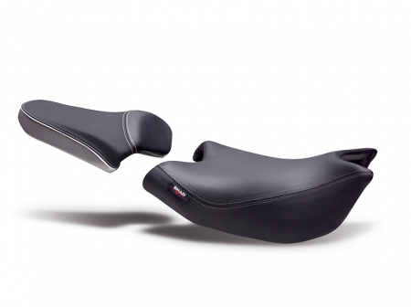 Piese moto - Sa confort SHAD SHH0NS700CNH incalzita negru/gri, cusaturi gri, fara logo