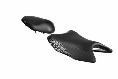 Piese moto - Sa confort SHAD SHK0Z8300C negru, cusaturi gri inchis