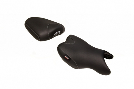 Piese moto - Sa confort SHAD SHS0G720C negru, cusaturi gri inchis