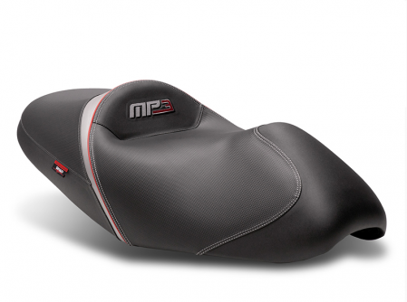 Piese moto - Sa confort SHAD SHV0M2329H incalzita negru/gri, cusaturi gri/rosu