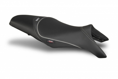 Piese moto - Sa confort SHAD SHY0M9300 negru/gri, cusaturi gri