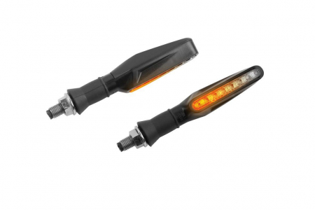 Piese moto - Sequentials turn signals PUIG PIN 3155N Negru homologated