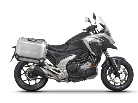 Piese moto - Set complet de 36L / 36L cutii laterale de aluminium SHAD TERRA, incluzand kit montaj SHAD HONDA NC 750 X 2021-