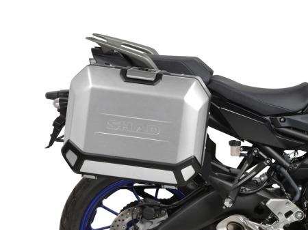 Set complet de 47L /47L cutii laterale de aluminiu SHAD TERRA, incluzand kit montaj SHAD YAMAHA MT-09 Tracer / Tracer 900 [9]