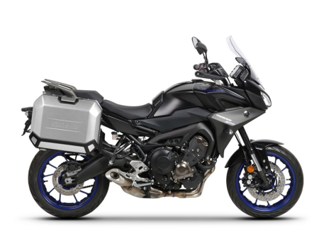 Piese moto - Set complet de 47L /47L cutii laterale de aluminiu SHAD TERRA, incluzand kit montaj SHAD YAMAHA MT-09 Tracer / Tracer 900