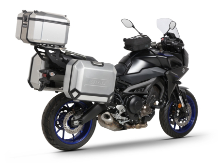 Set complet de cutii de aluminiu SHAD TERRA, 37L cutie centrala si 36L /36L cutii laterale, incluzand kit montaj si placa SHAD YAMAHA MT-09 Tracer / Tracer 900 [19]