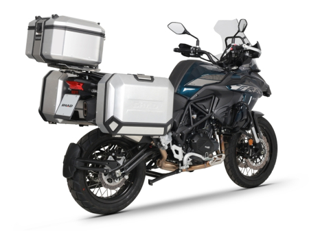 Set complet de cutii de aluminiu SHAD TERRA, 48L cutie centrala  si  47L / 47L cutii laterale, incluzand kit montaj si placa SHAD Benelli TRK 502 X 2022 - [2]