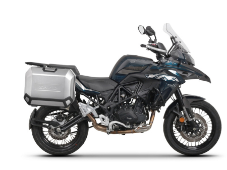Piese moto - Set complet de cutii laterale de aluminiu, SHAD TERRA, 36L / 47L, incluzand kit de montaj SHAD Benelli TRK 502 X 2022 -