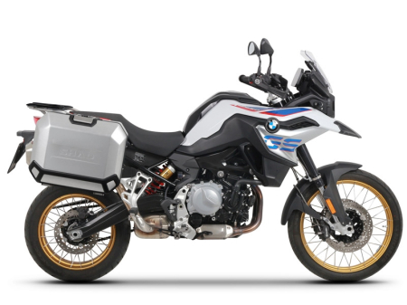 Piese moto - Set complet de cutii laterale de aluminiu, SHAD TERRA, 36L / 47L, incluzand kit de montaj SHAD BMW F750 GS / F850 GS
