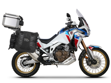 Piese moto - Set complet de genti laterale adventure SHAD TERRA TR40 si topcase din aluminiu SHAD TERRA 37L, incluzand kitul de montaj SHAD HONDA CRF 1100 Africa Twin