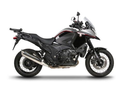 Set complet de genti laterale adventure SHAD TERRA TR40 si topcase din aluminiu SHAD TERRA TR55 PURE BLACK, incluzand kitul de montaj SHAD HONDA CRF 1000L AFRICA TWIN [6]