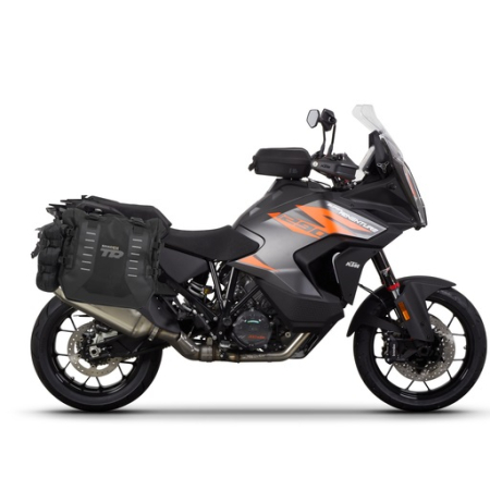 Piese moto - Set de genti laterale adventure SHAD TERRA TR40, incluzand kitul de montaj SHAD KTM 1200 SUPER ADVENTURE S/R