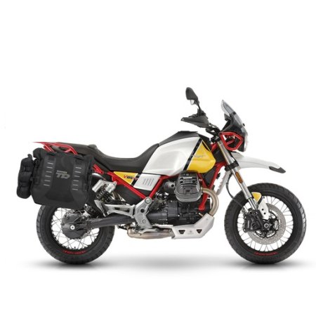 Piese moto - Set de genti laterale adventure SHAD TERRA TR40, incluzand kitul de montaj SHAD MOTO GUZZI V85TT