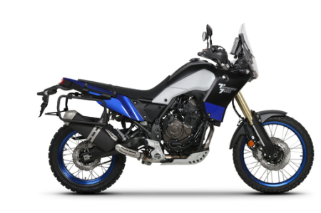 Set complet de genti laterale adventure SHAD TERRA TR40 si topcase din aluminiu SHAD TERRA TR55 PURE BLACK, incluzand kitul de montaj SHAD YAMAHA TENERE 700 [7]