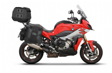 Piese moto - Set of SHAD TERRA TR40 adventure saddlebags and SHAD TERRA rear bag TR50, including mounting kit SHAD BMW S1000XR