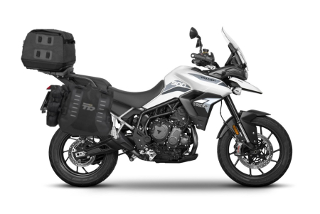 Piese moto - Set of SHAD TERRA TR40 adventure saddlebags and SHAD TERRA rear bag TR50, including mounting kit SHAD TRIUMPH TIGER 1200 GT/RALLY