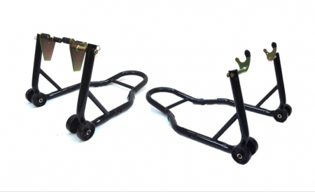 Standere si suporti - Set standere fata/spate Motion Stuff STS3200+STS3210 cu suport tip "V"