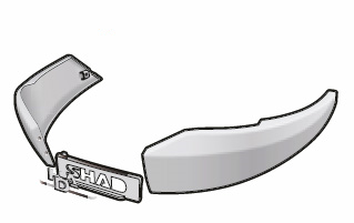 Piese moto - Side band SHAD new titanium for SH48