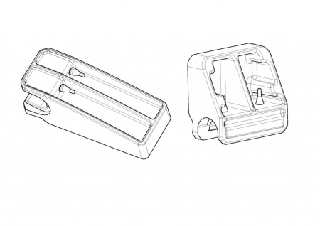 Piese moto - Side case fitting bracket SHAD TERRA D1TR361PR