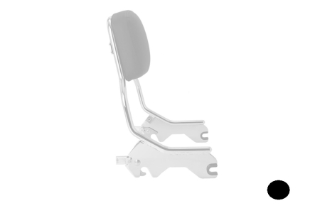 Sissybar plane CUSTOMACCES SOFT RSD305N Negru with screws [1]