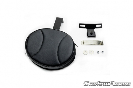 Piese moto - Sissybar plane CUSTOMACCES SOLO SOFTAIL RQP003N Negru