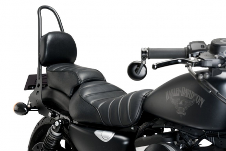 Piese moto - Sissybar plane CUSTOMACCES SPEED RQM001N Negru